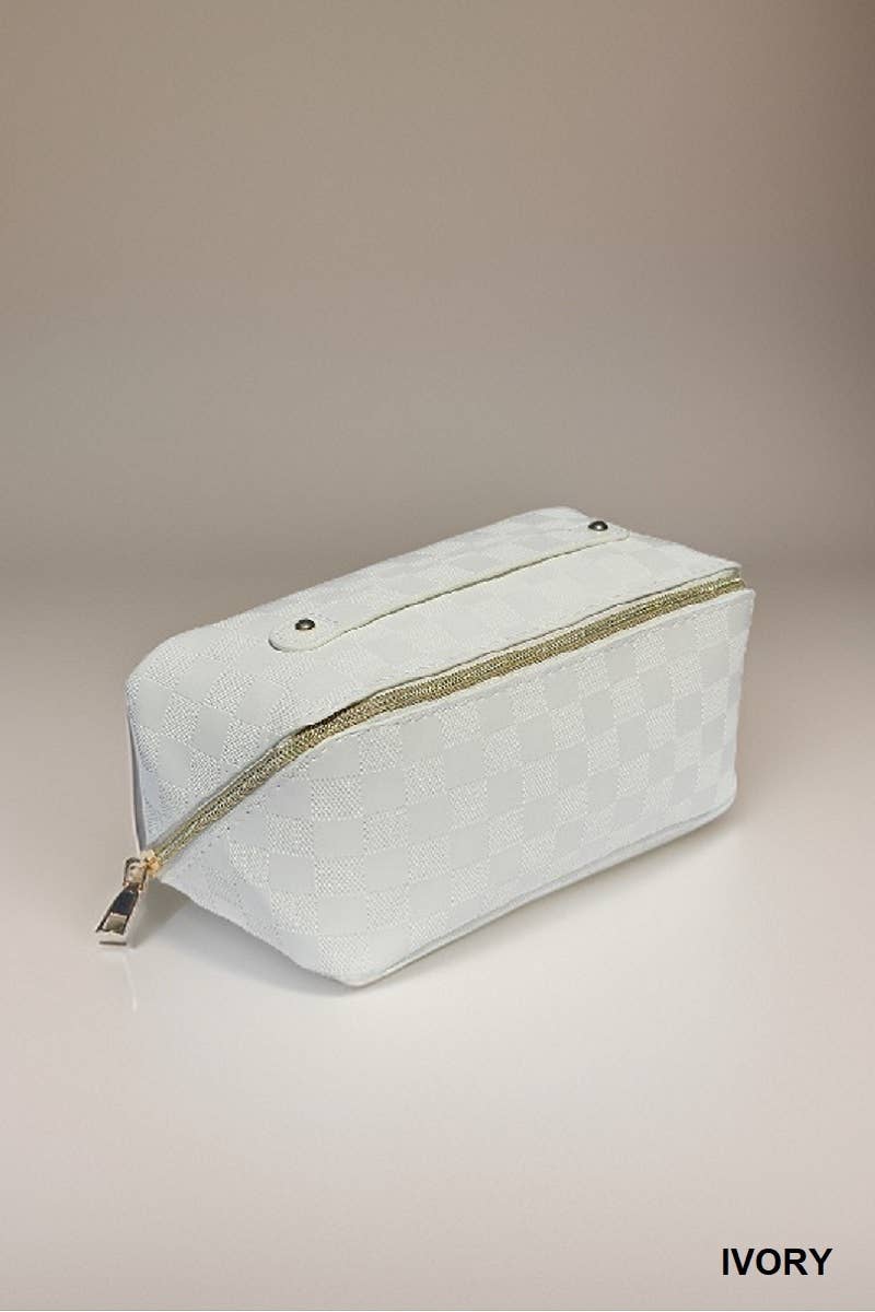 Check Cosmetic Bag