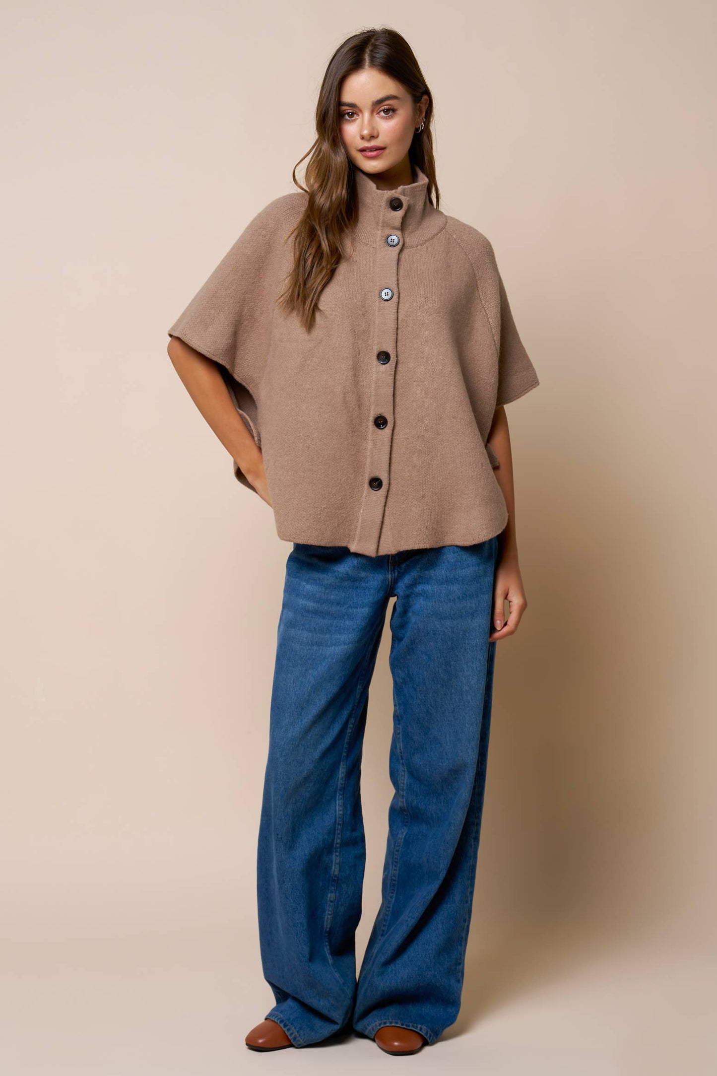 Marah Poncho Sweater