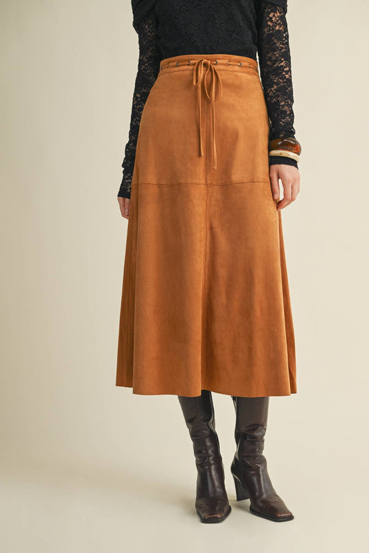 Suede Skirt