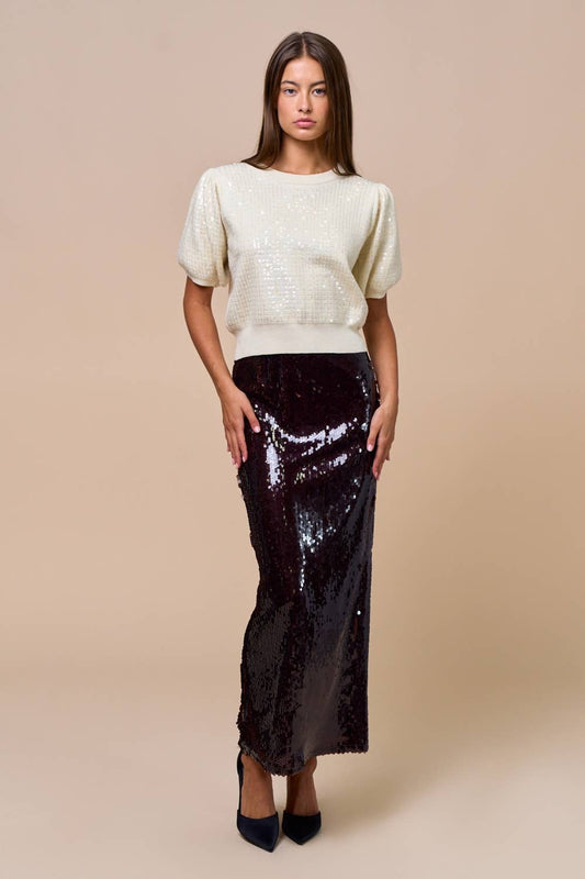 Margie Sequin Skirt