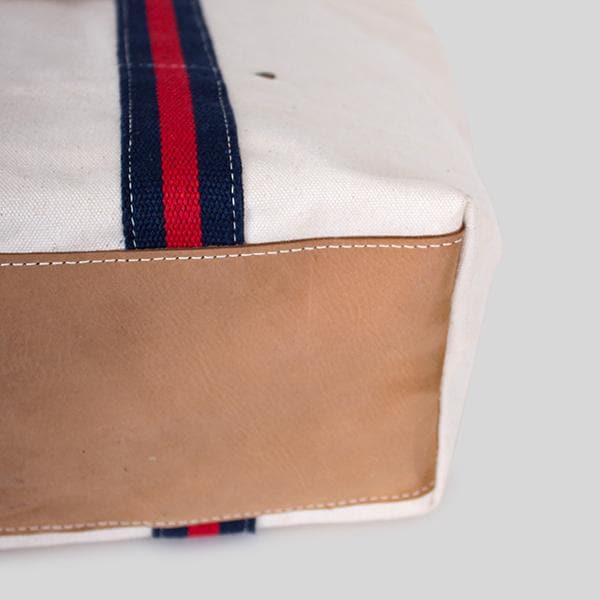 Canvas Leather Tote Bag