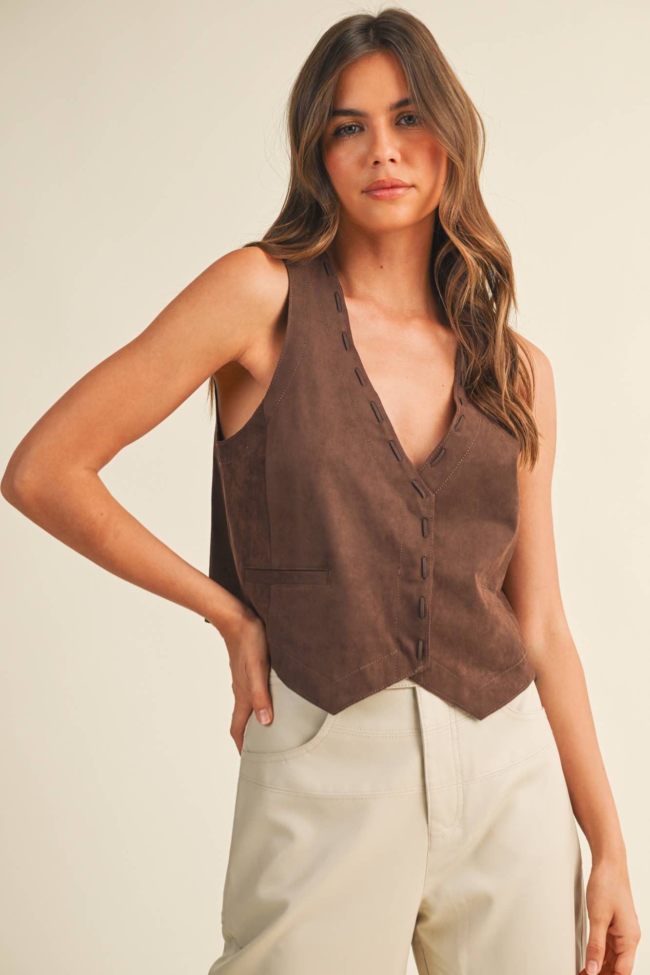 Suede Vest