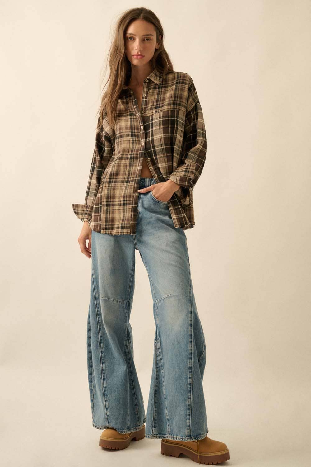 Plaid Flannel Shirt