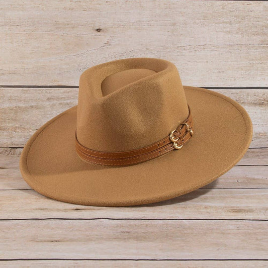 Double Belt Strap Hat