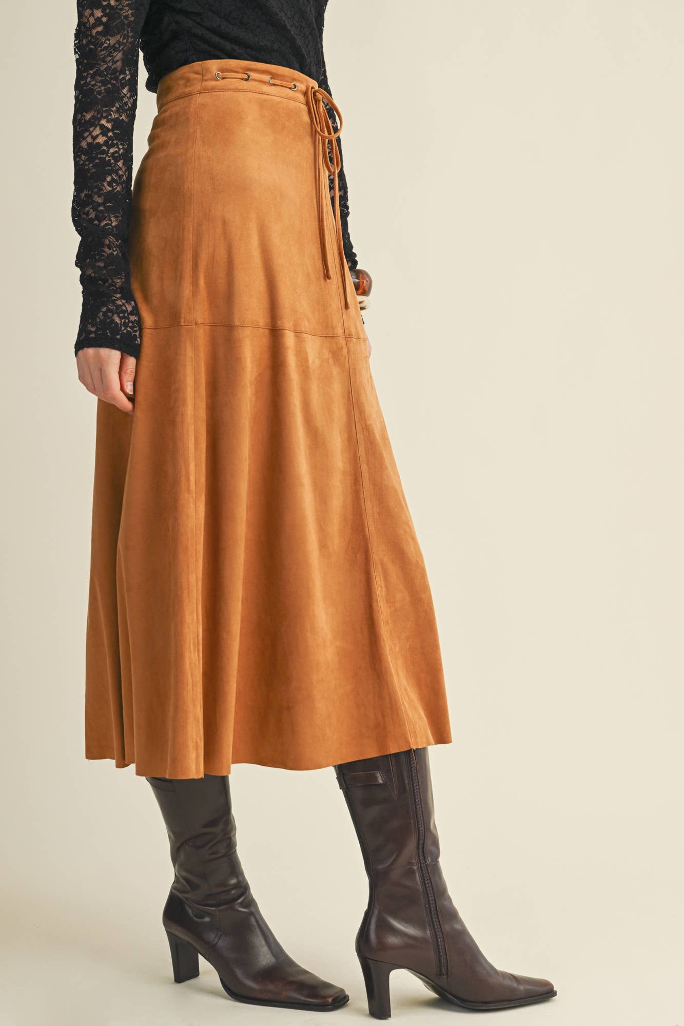 Suede Skirt