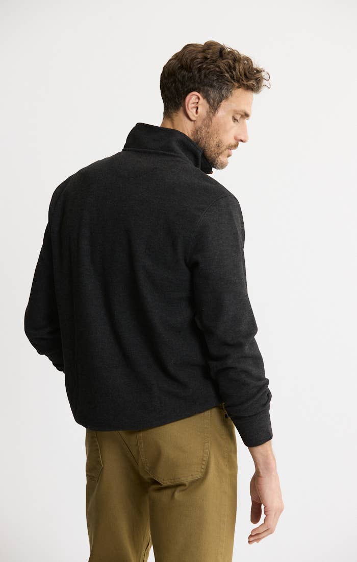 Wool Blend Quarter Zip