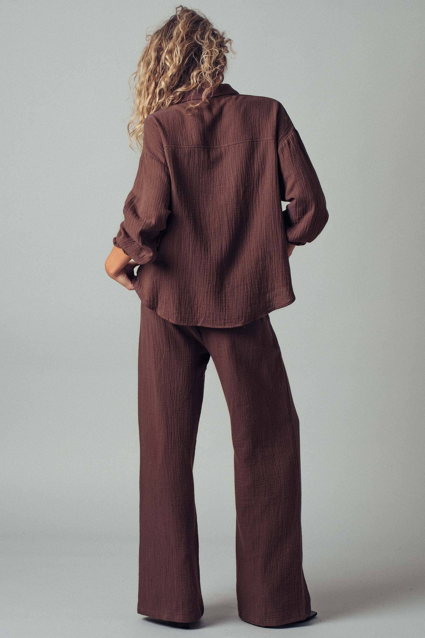 Textured Cotton Lounge Set