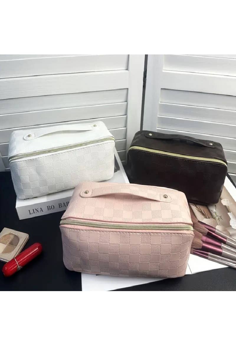 Check Cosmetic Bag