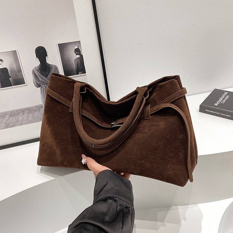 Suede Tote Bag