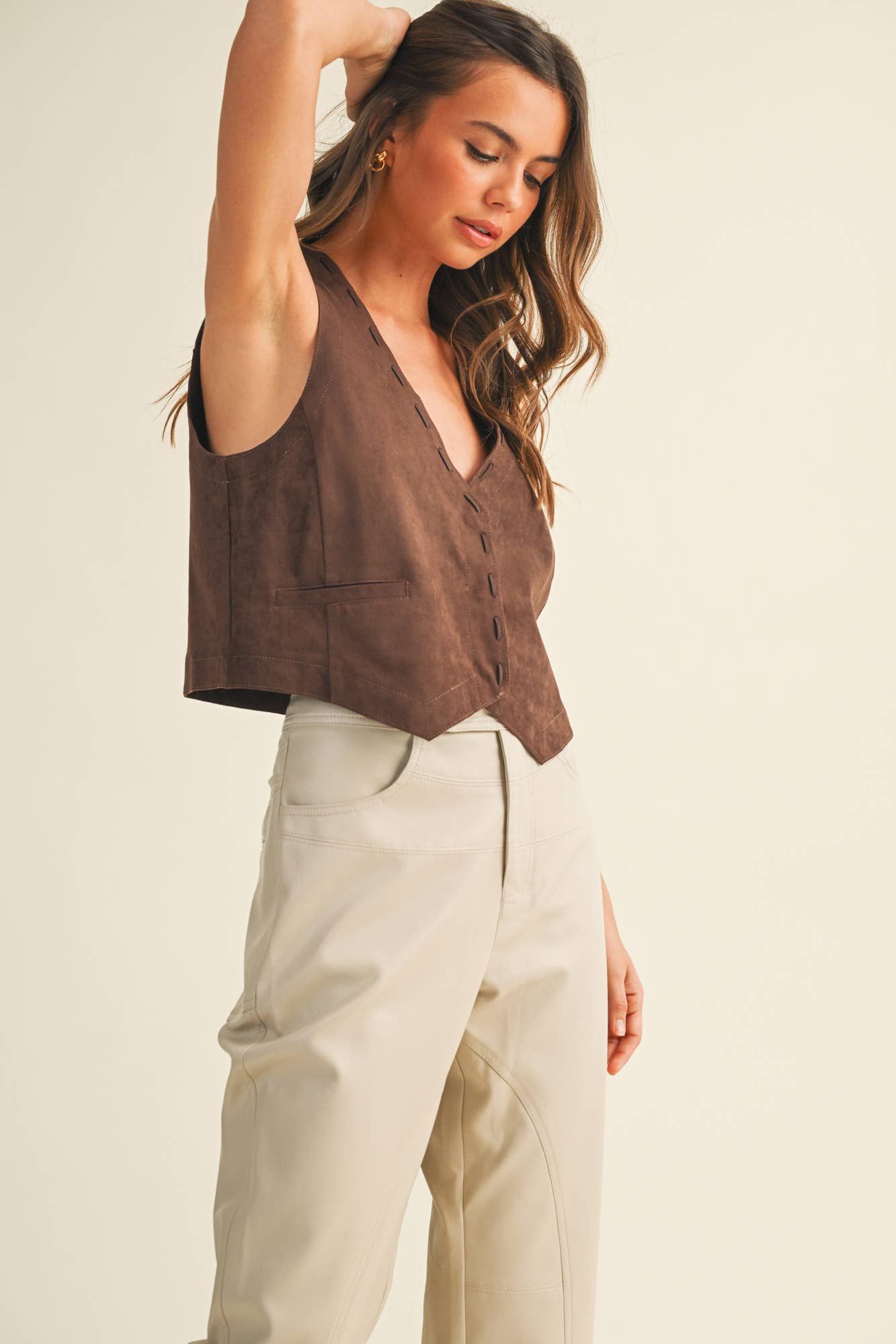 Suede Vest