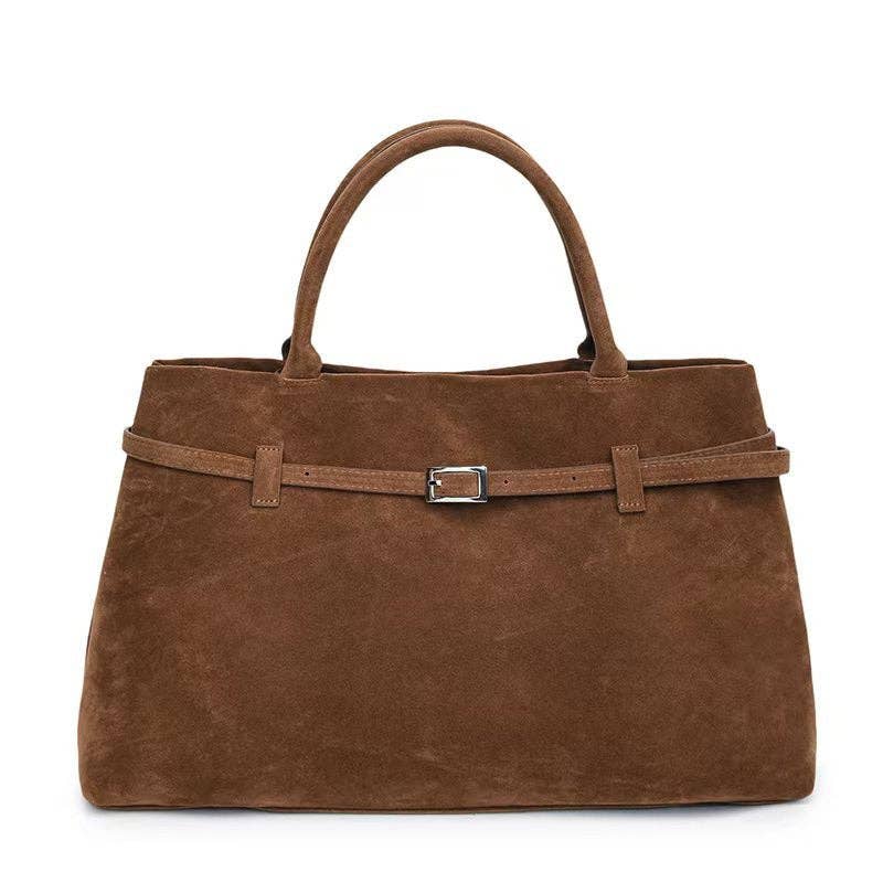 Suede Tote Bag