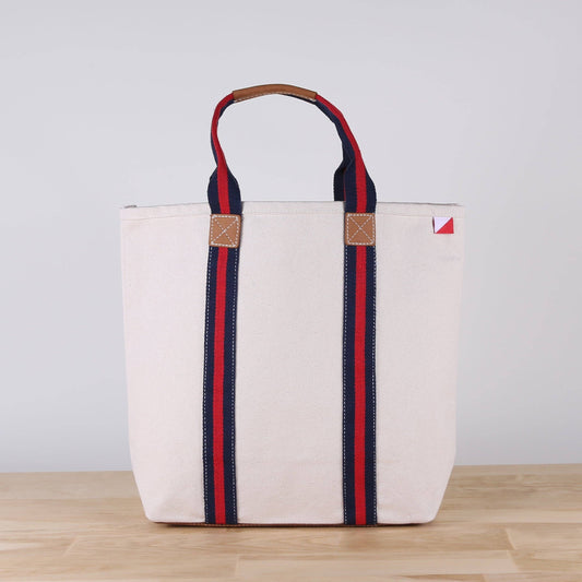 Canvas Leather Tote Bag