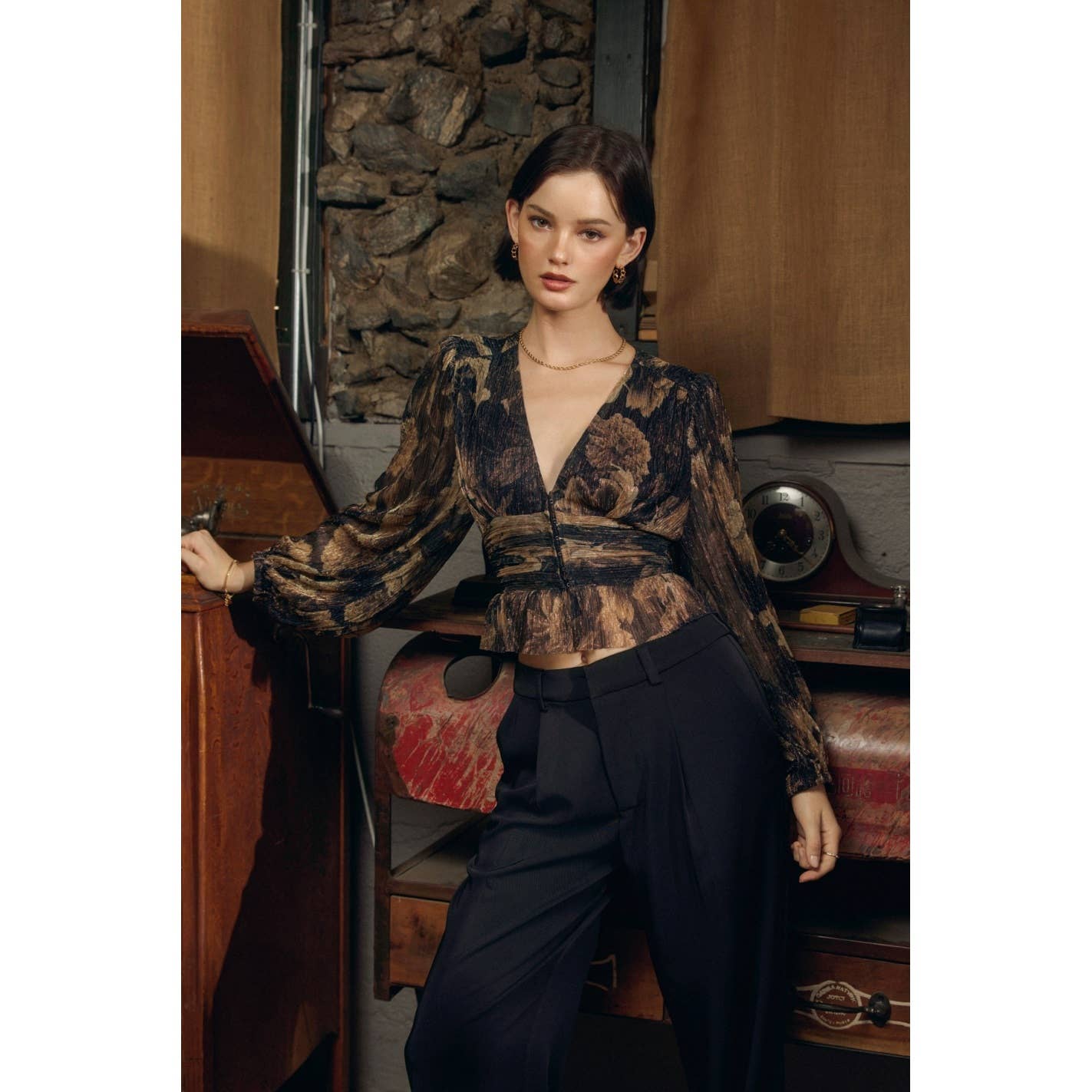 Raw Hem Top