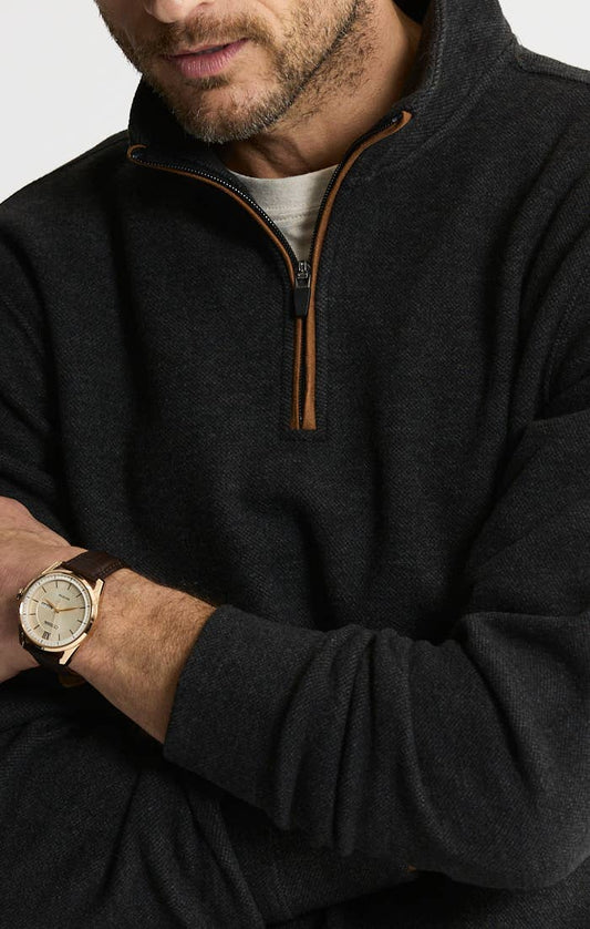 Wool Blend Quarter Zip