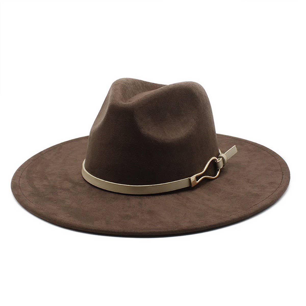 Buckle Suede Hat