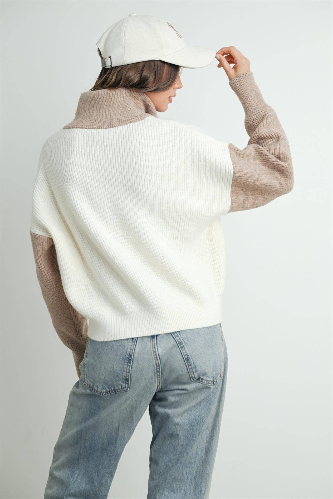 Color Block Half Zip