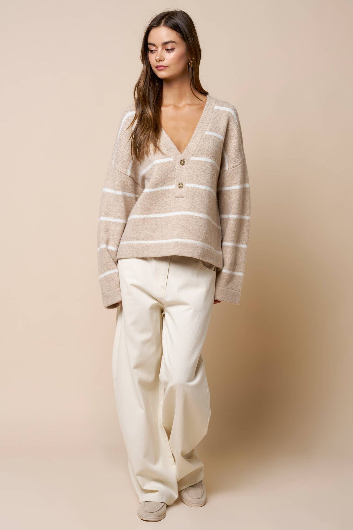 Victoria Striped Sweater