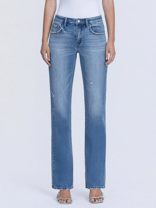 Mid Rise Straight Jean