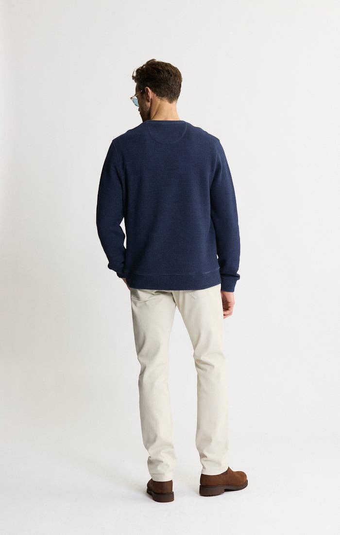 Mesh Crewneck Pullover