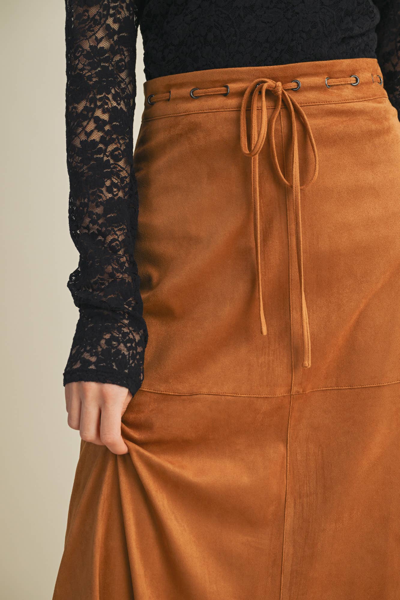 Suede Skirt