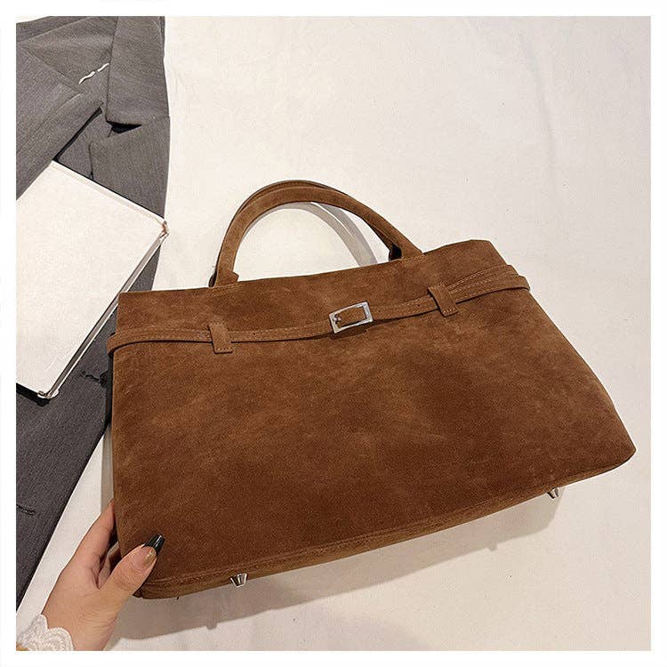 Suede Tote Bag