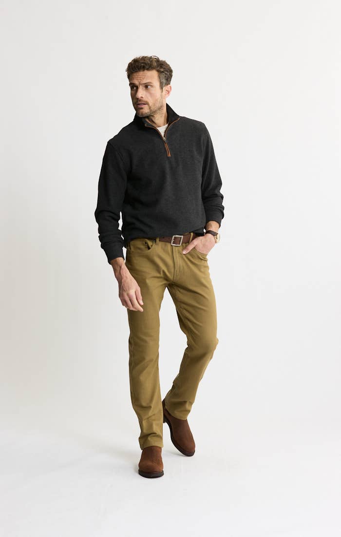 Wool Blend Quarter Zip