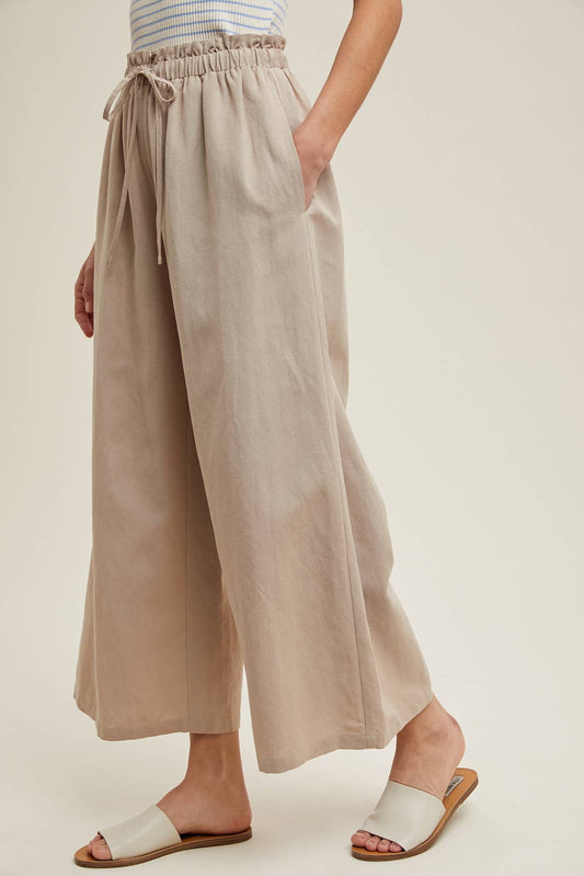 Linen Wide Leg Pants