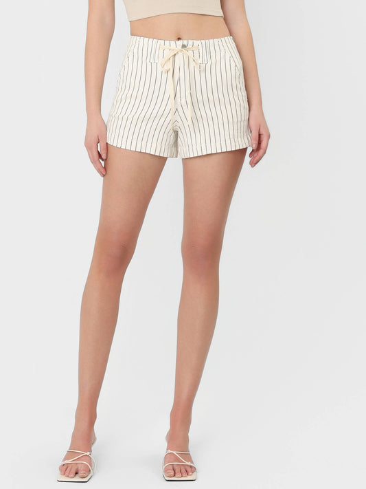 A Line Stripe Short