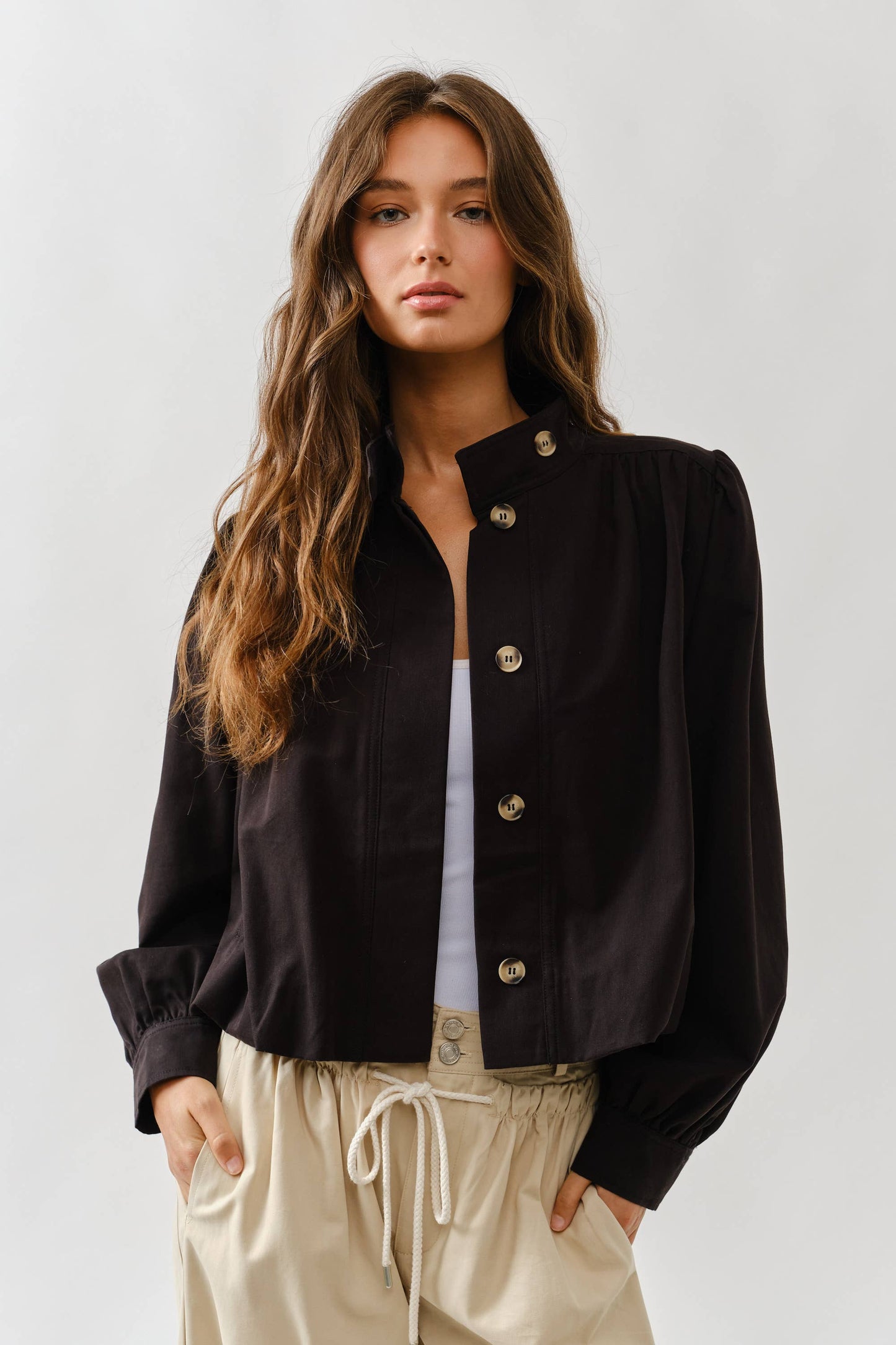 Balloon Trench Jacket