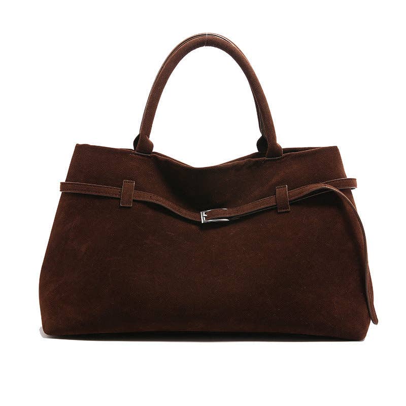 Suede Tote Bag