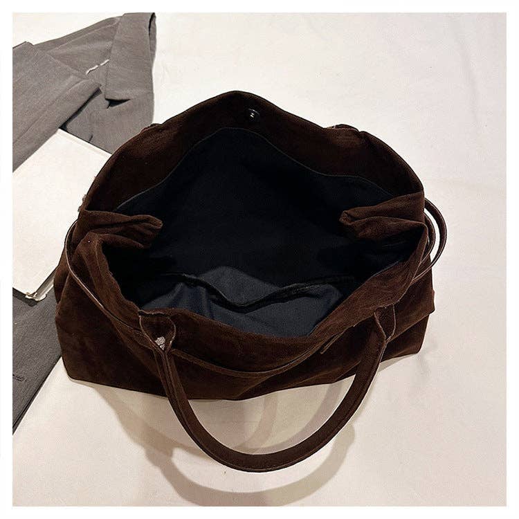 Suede Tote Bag