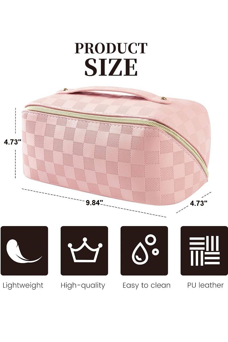 Check Cosmetic Bag
