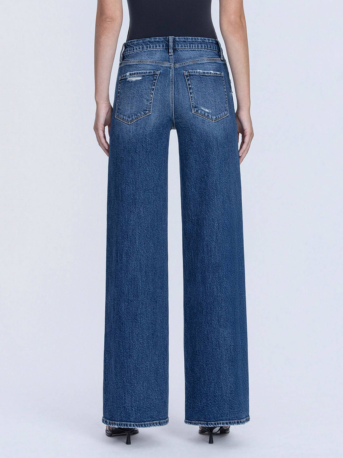 HR Dark Wide Leg Jean