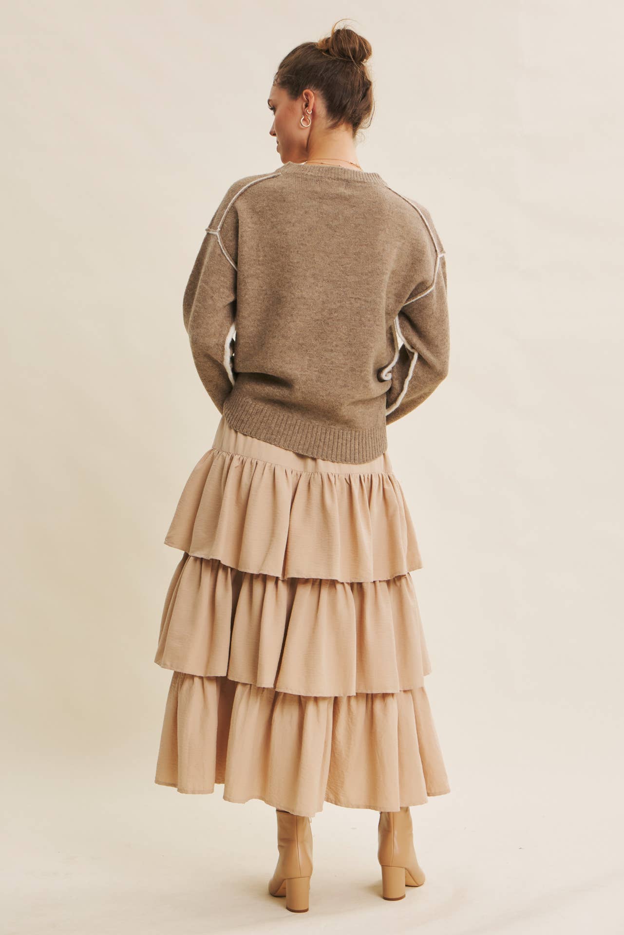 Exposed Seam Sweater