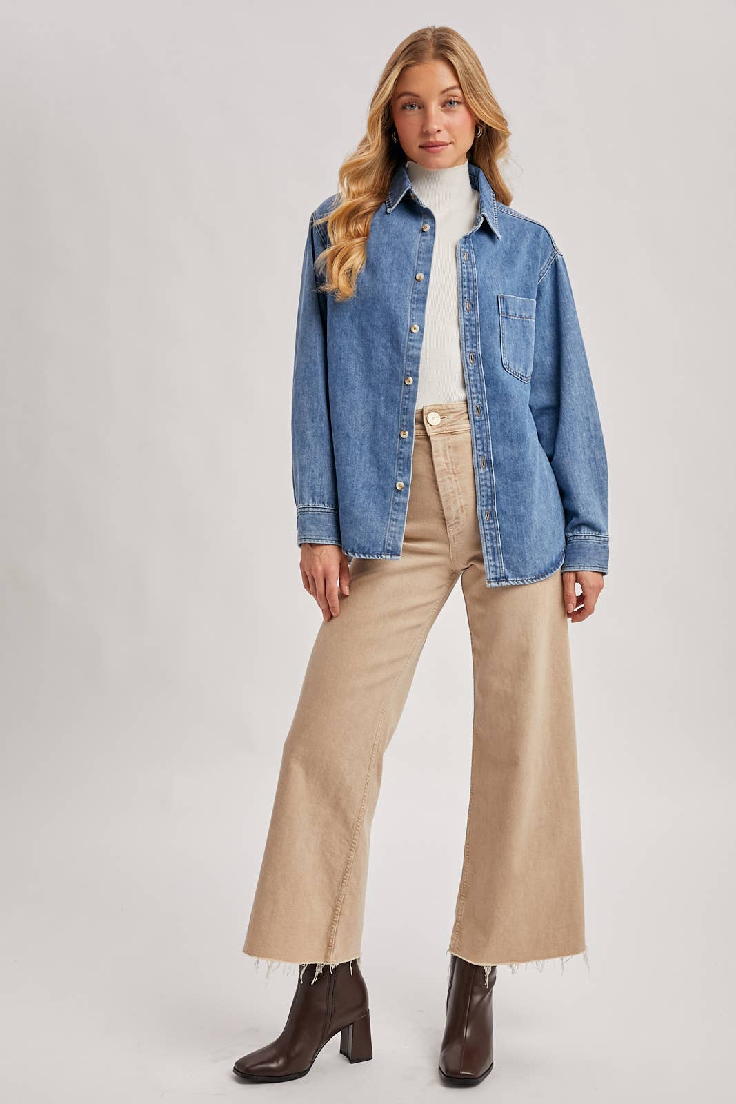Denim Oversized Shirt