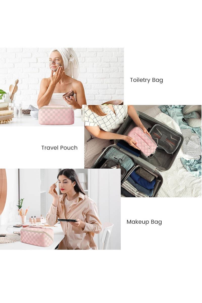 Check Cosmetic Bag