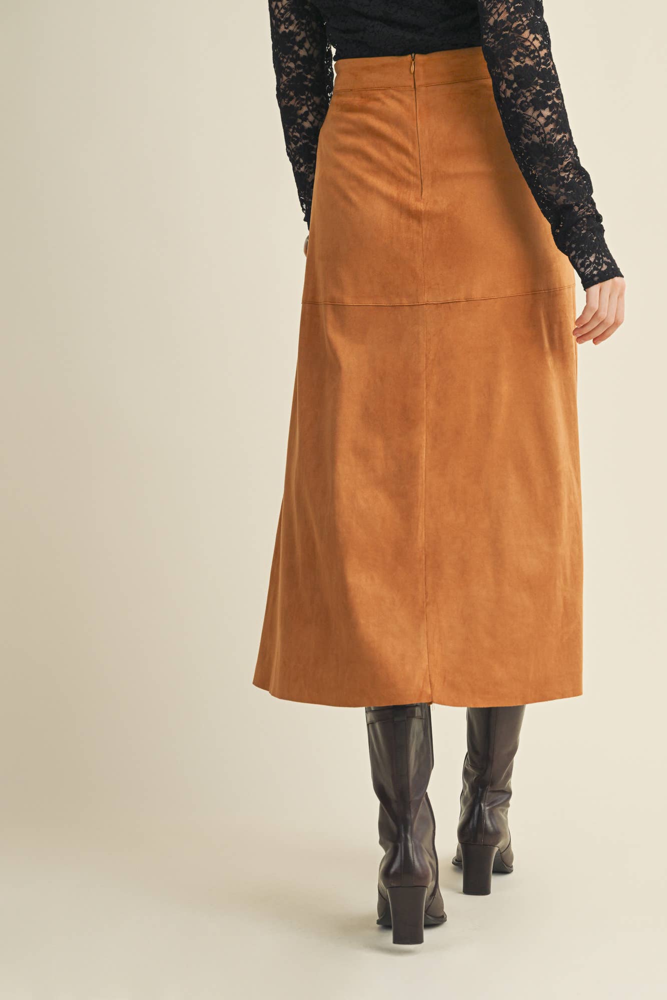 Suede Skirt