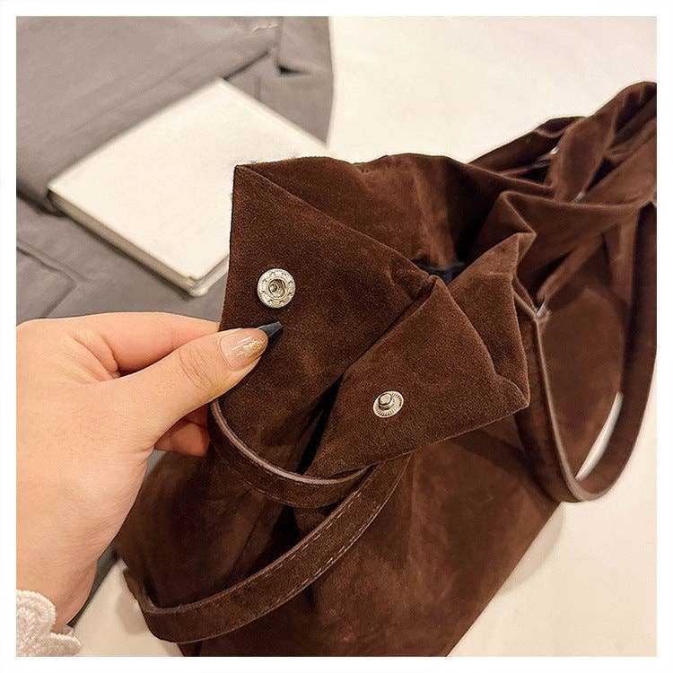 Suede Tote Bag