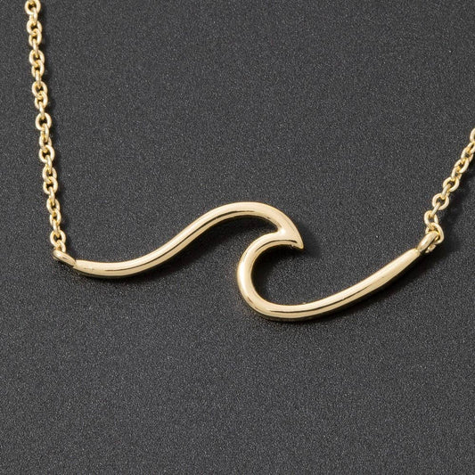 Wave Pendant Necklace