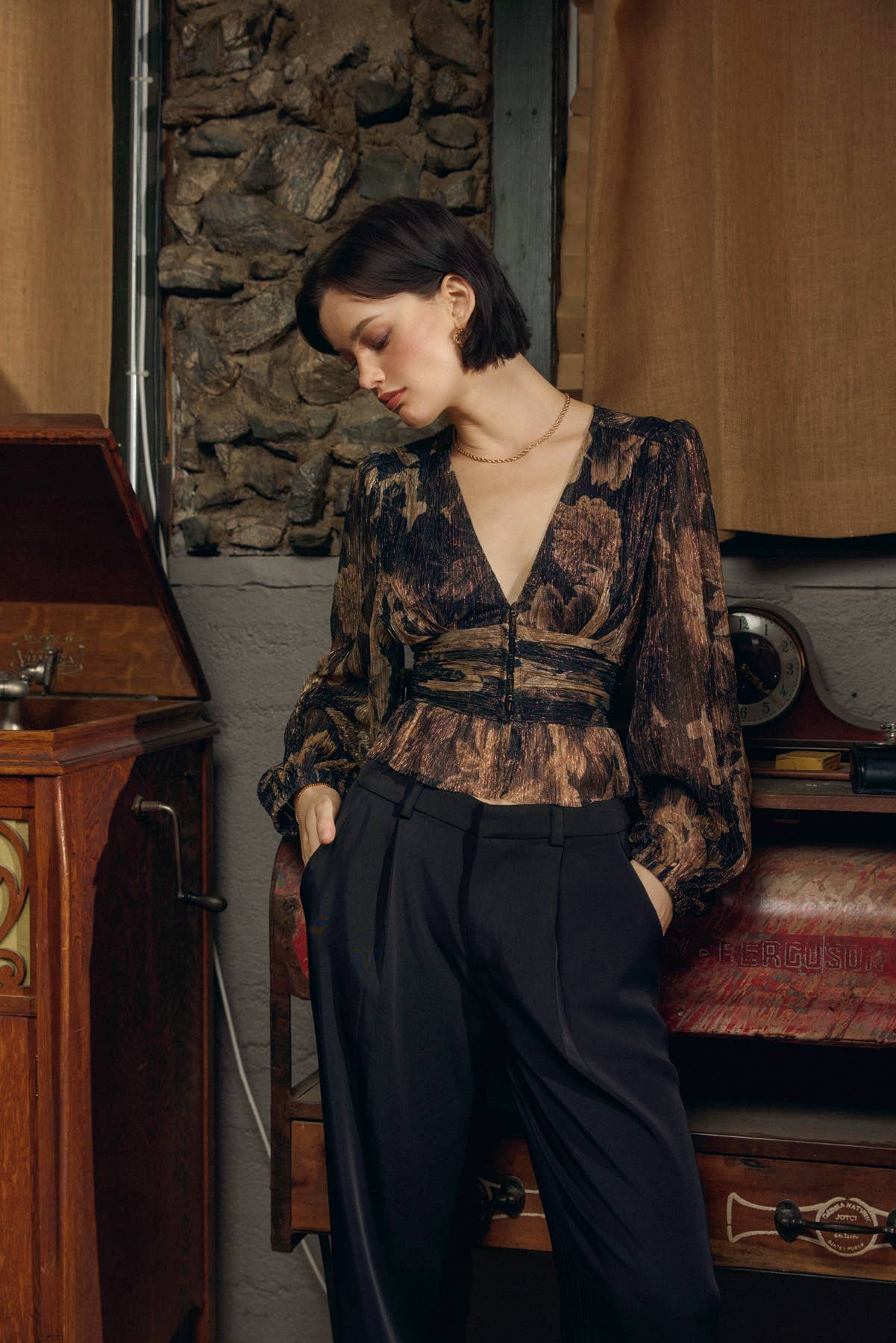 Raw Hem Top