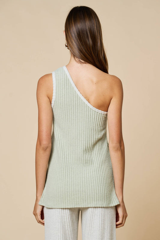 One Shoulder Top Set