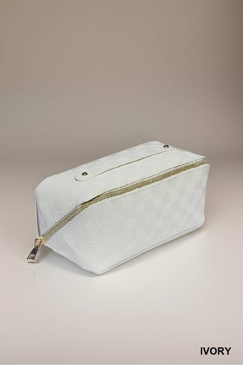 Check Cosmetic Bag