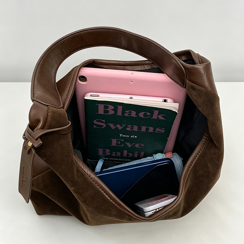 Vintage Suede Hobo Bag