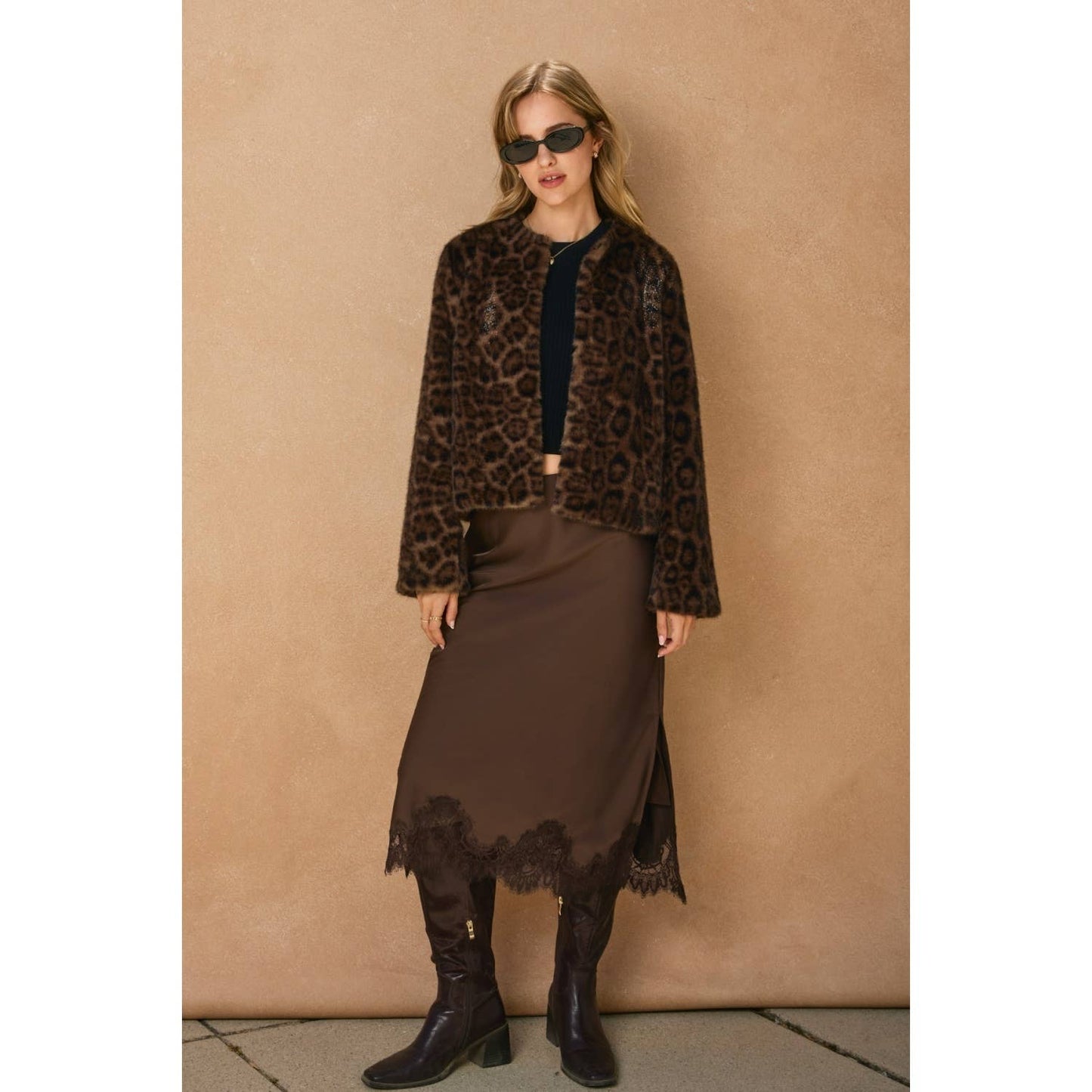 Lace Hem Skirt