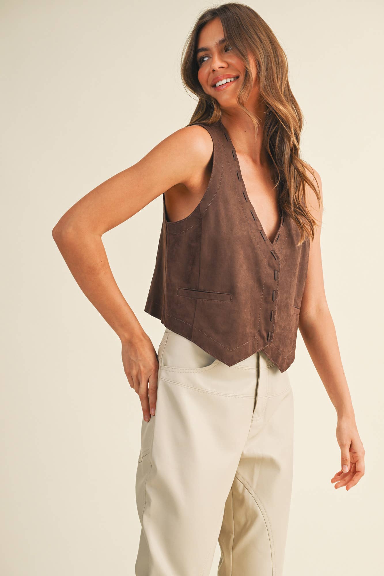 Suede Vest