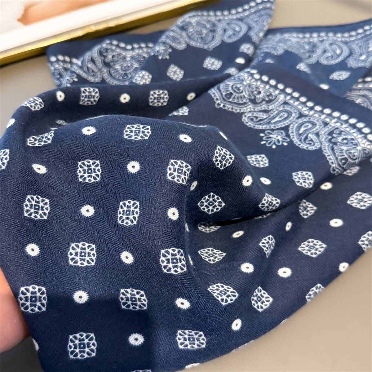 Paisley Silk Bandana
