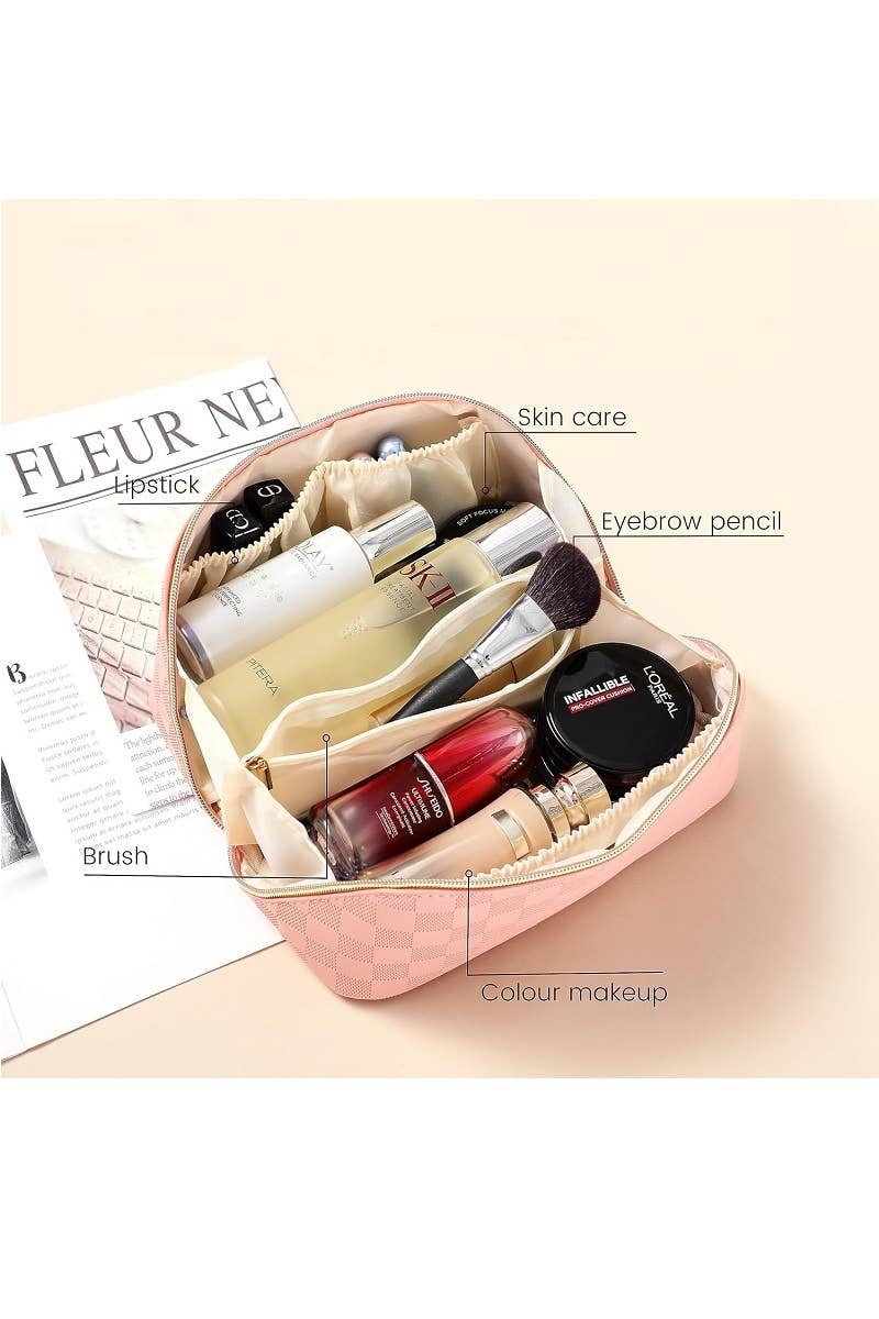 Check Cosmetic Bag