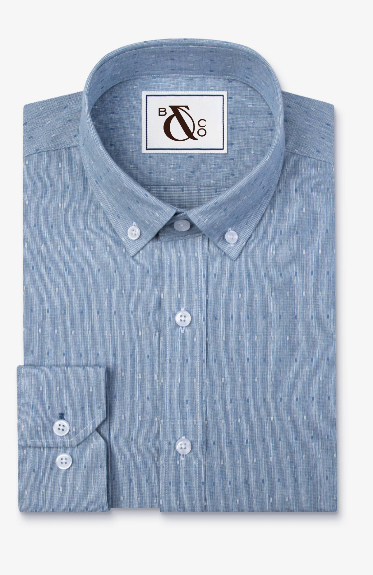 Mason Casual Fit Dress Shirt Blue