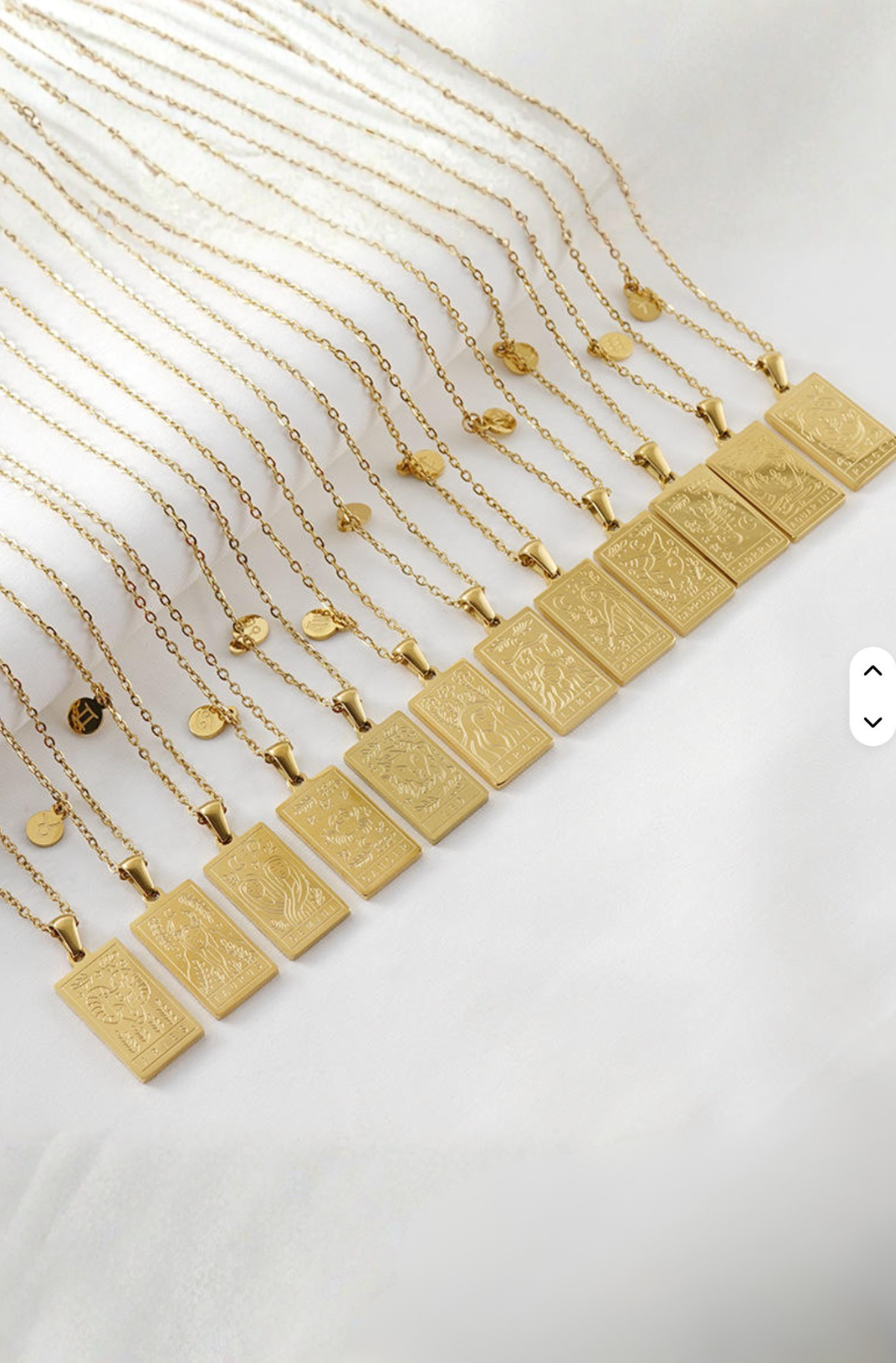 Tarot Card Zodiac Necklace