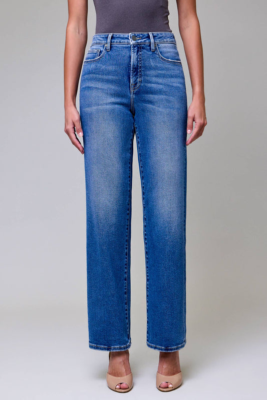Medium Wash Straight Jean